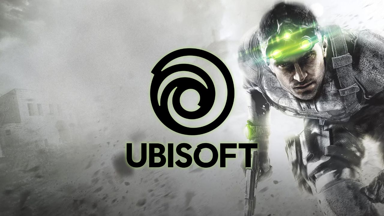 'Tom Clancy's Splinter Cell' promo art with Ubisoft logo shown center-foreground 🎮 Outrun Gaming