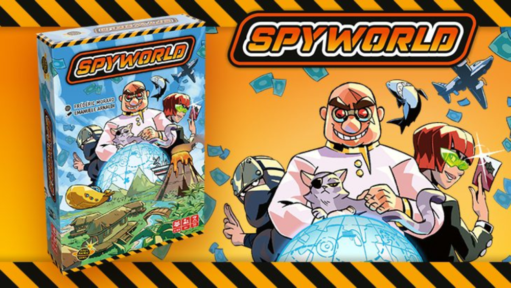 Promo art for  | Outrun Gaming'Spyworld' by Don't Panic Games
