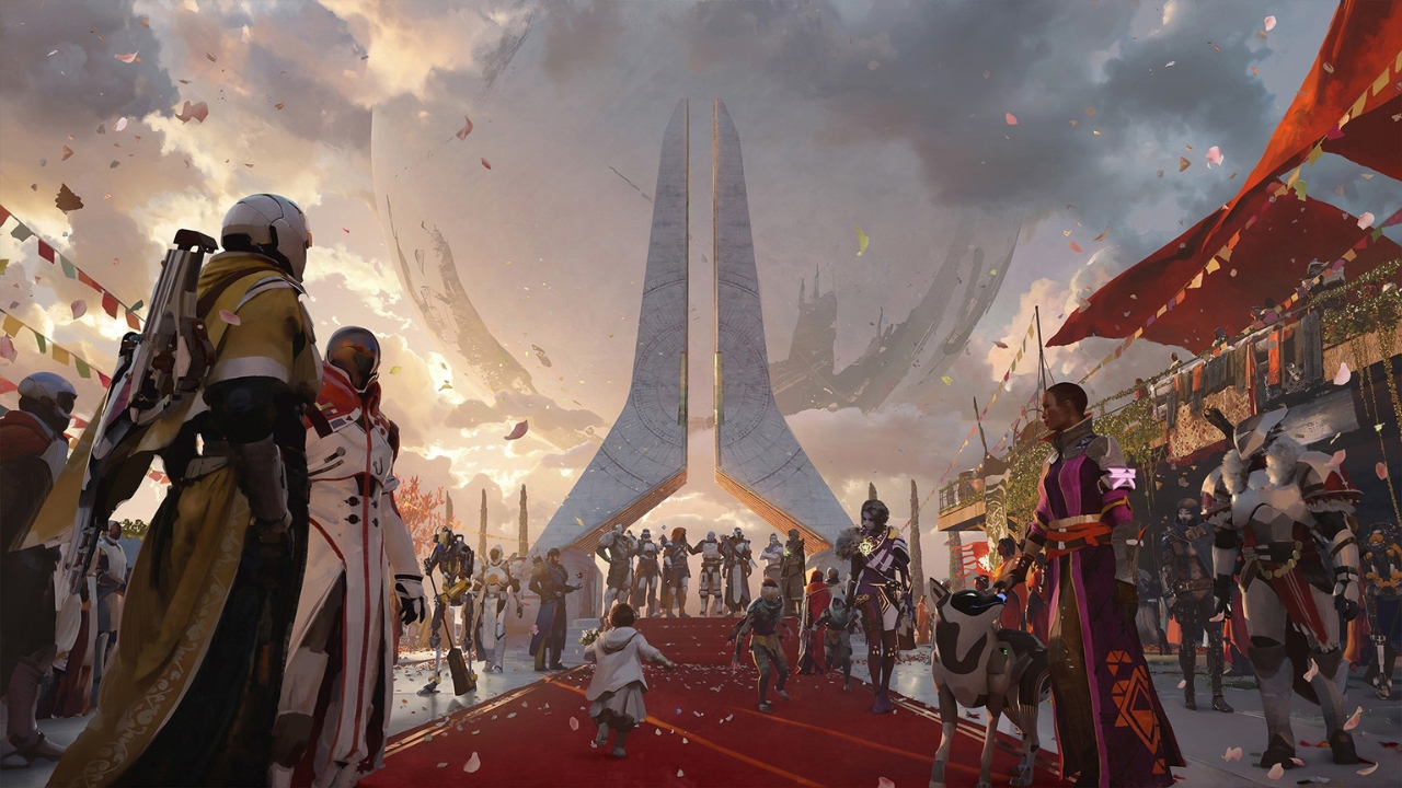 Destiny 2 🎮 Outrun Gaming Art from 'Destiny 2' final content update, 'Monument of Triumph,' launching on June 9, 2026 (© Bungie) 🎮 Outrun Gaming