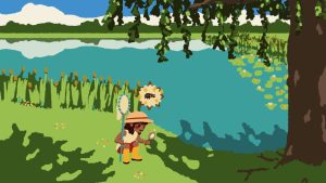 Still image from adorable bug-catching game 'Kabuto Park' (© Seaven Studio; Doot)