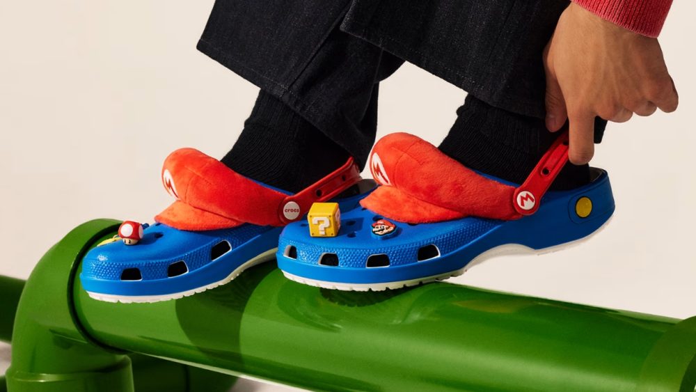 Crocs x Super Mario collab launches on July 15 (© Nintendo; Crocs, Inc.) | Outrun Gaming
