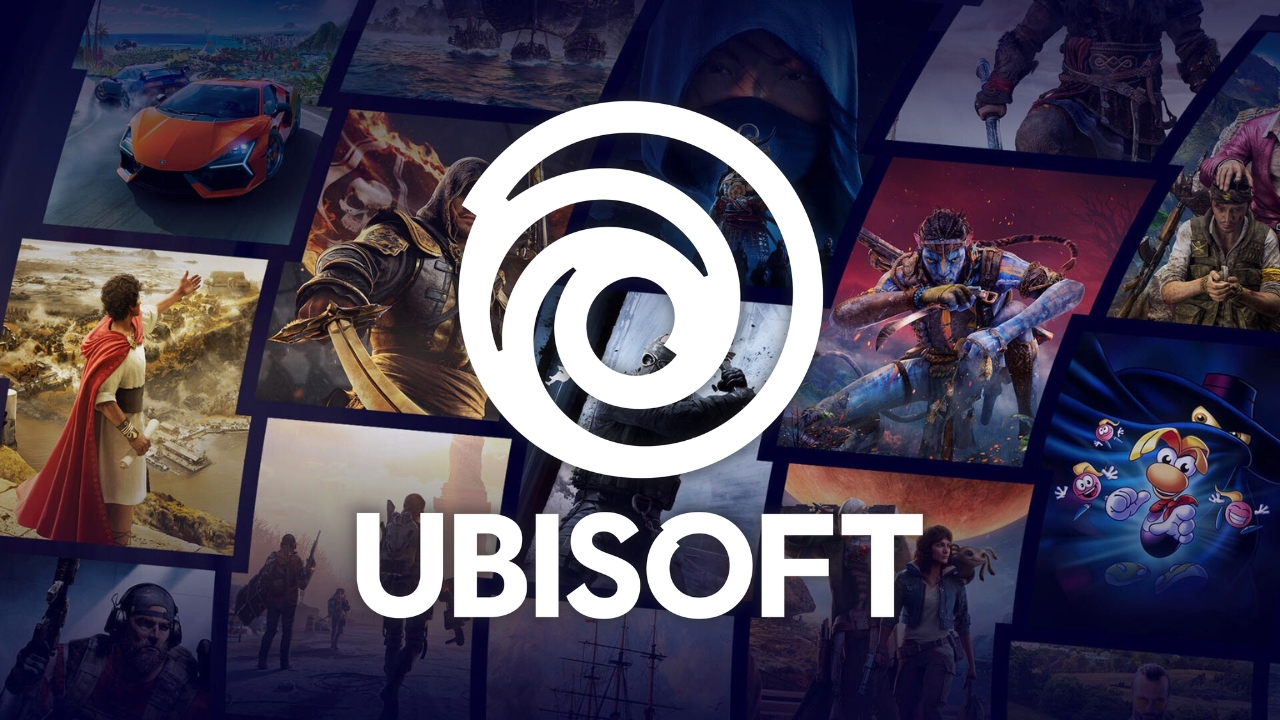 Ubisoft titles in background; logo shown center-foreground (© © Ubisoft Entertainment SA) | Outrun Gaming Ubisoft titles in background; logo shown center-foreground (© © Ubisoft Entertainment SA) | Outrun Gaming