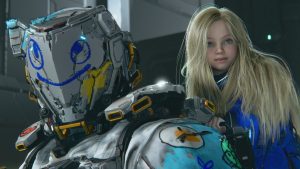 Hugh and Diana in 'Pragmata' (© Capcom)