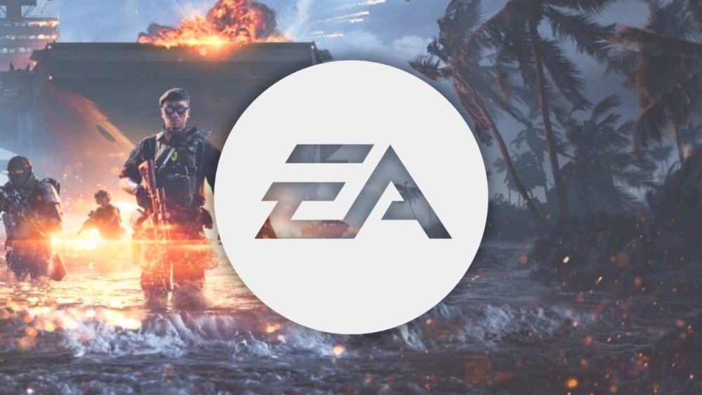 Battlefield 6 (© Electronic Arts) | Outrun Gaming 'Battlefield 6' still image in background; EA logo center-foreground (© Electronic Arts) | Outrun Gaming