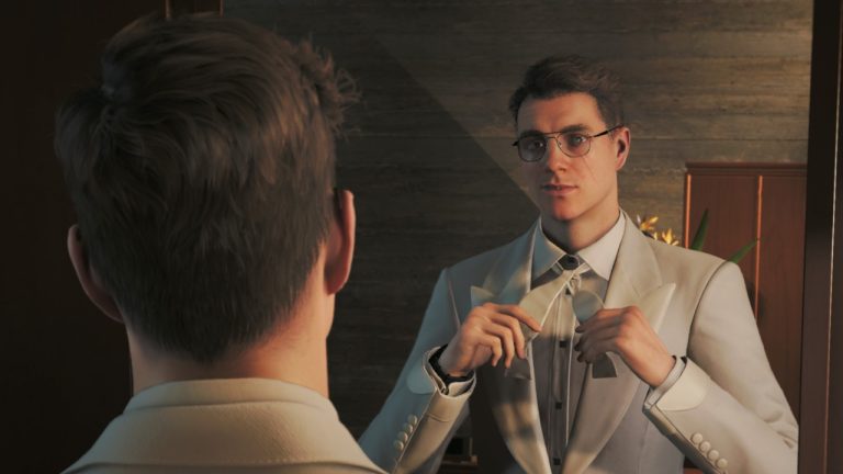 '007 First Light' (© IO Interactive; Amazon MGM) | Outrun Gaming | Outrun Gaming James Bond adjusts his bow tie in '007 First Light' (© IO Interactive; Amazon MGM) | Outrun Gaming | Outrun Gaming