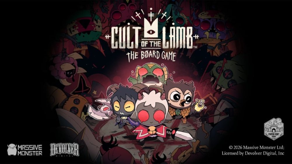 Cult of the Lamb: The Board Game (© Paper Fort Games; Devolver Digital; Massive Monster) | Outrun Gaming