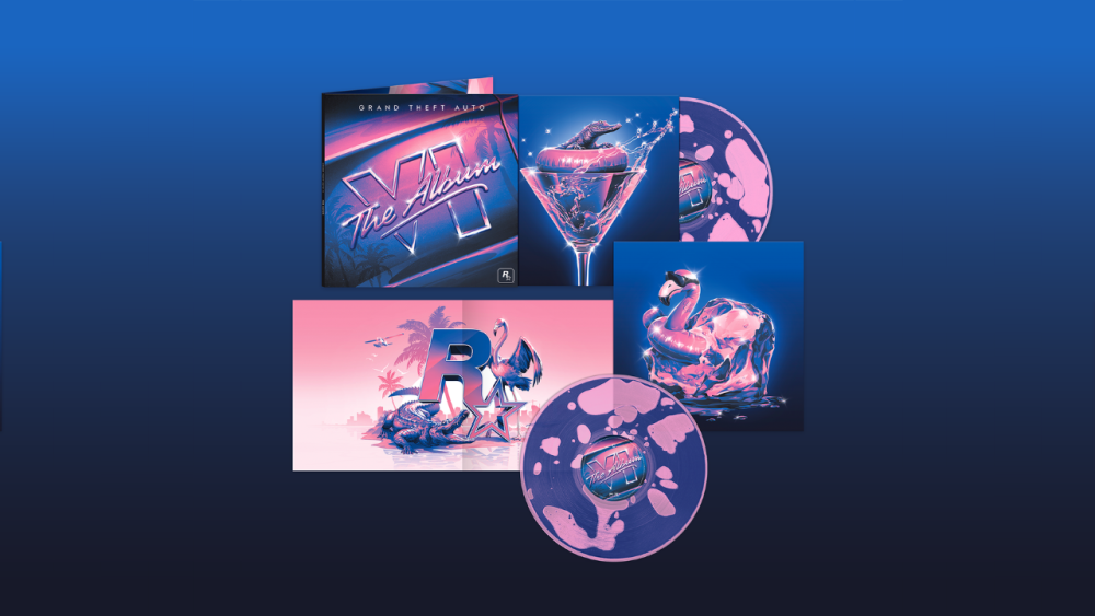 Grand Theft Auto VI: The Album - Limited-Edition Vinyl | Outrun Gaming Grand Theft Auto VI: The Album - Limited-Edition Vinyl (© Rockstar Games; Atlantic Recording Corporation; Take-Two Interactive Software, Inc.) | Outrun Gaming