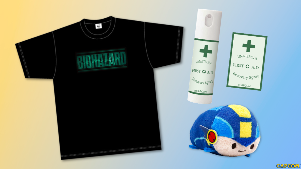 Capcom Store merch includes Resident Evil, Mega Man franchises (© Capcom USA) | Outrun Gaming Capcom Store merch includes Resident Evil, Mega Man franchises (© Capcom USA) | Outrun Gaming