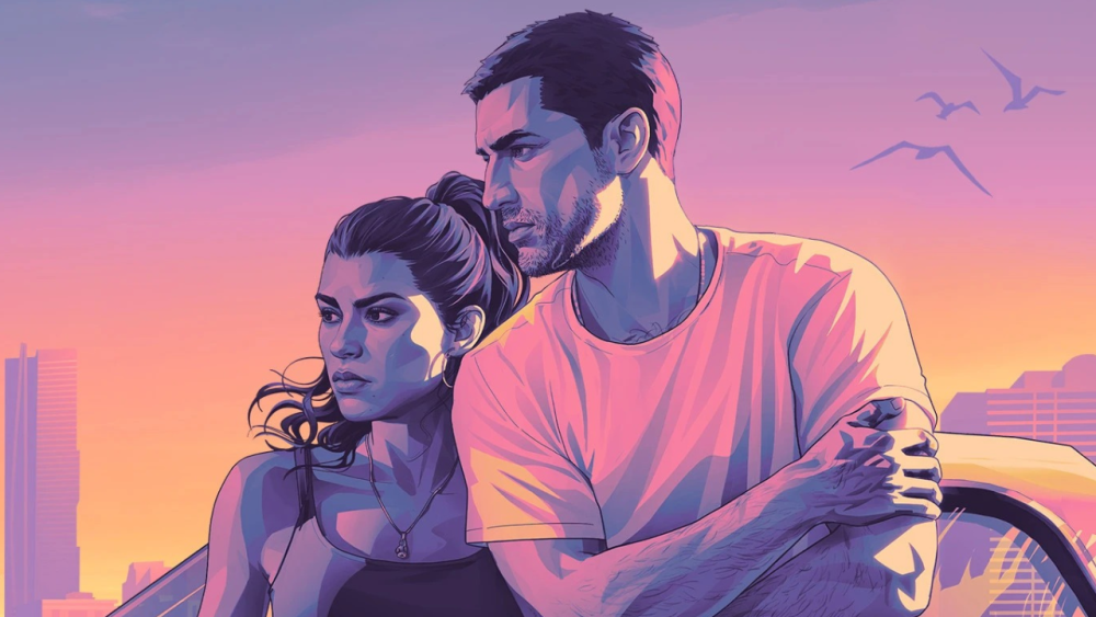 Grand Theft Auto VI / Album promo art (© Rockstar Games; Atlantic Recording Corporation; Take-Two Interactive Software, Inc.) | Outrun Gaming