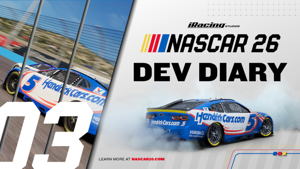 "NASCAR 26" Dev Diary #3 (© NASCAR; iRacing Studios) | Outrun Gaming